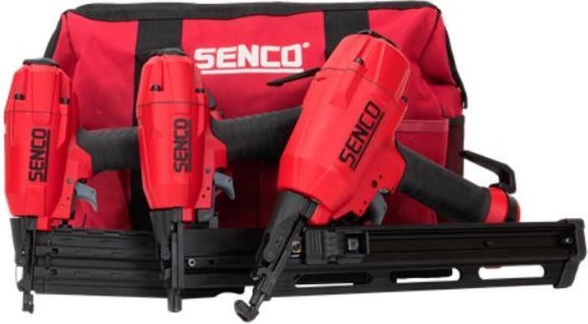 Senco 10S2001N 3-in-1 Pneumatische tacker set in tas