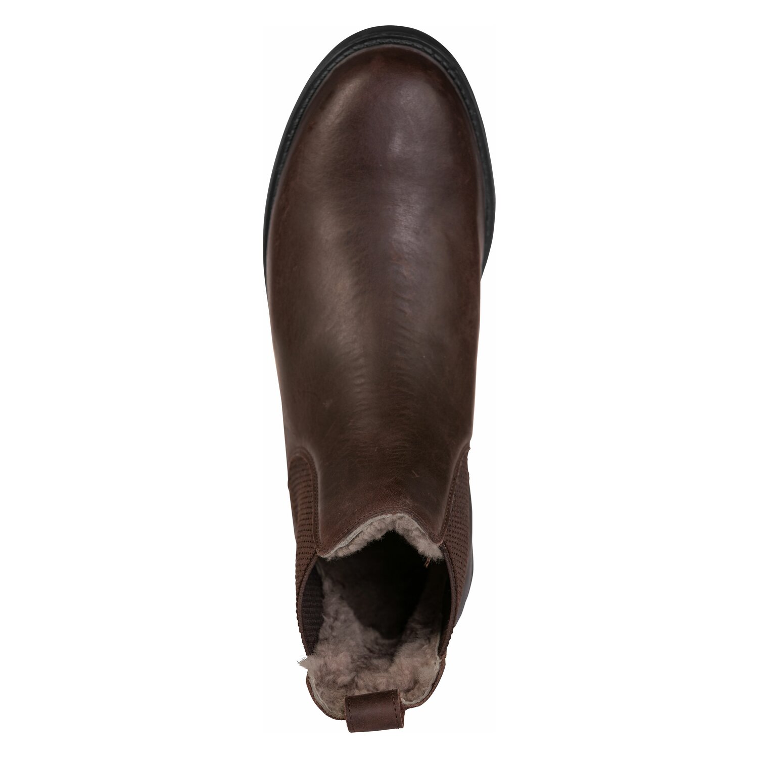 Loesdau Jodhpurstiefel mit Lammfell - braun
