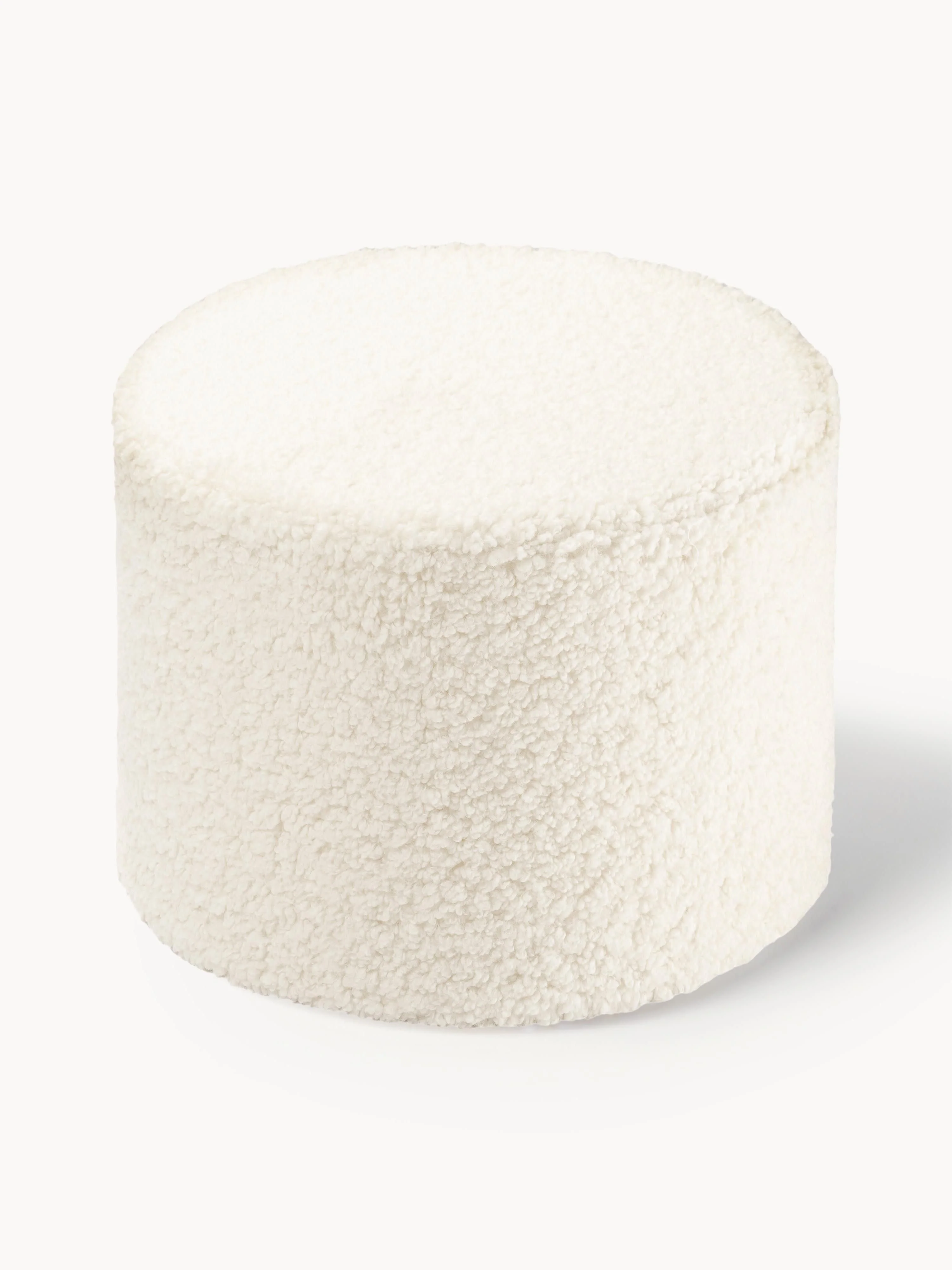 Kinderen teddy poef Sugar, Ø 40 cm