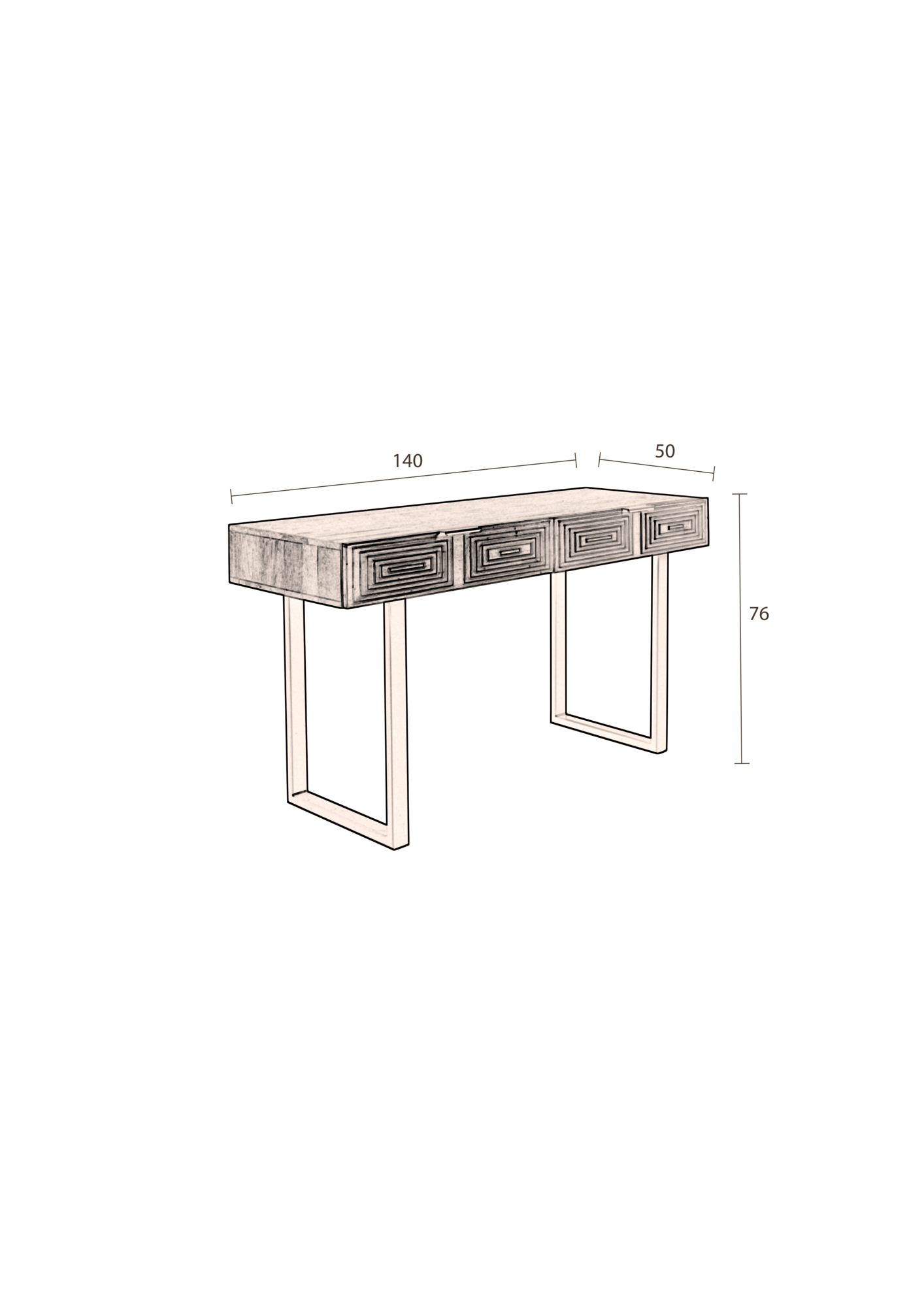 Console tafel Volan