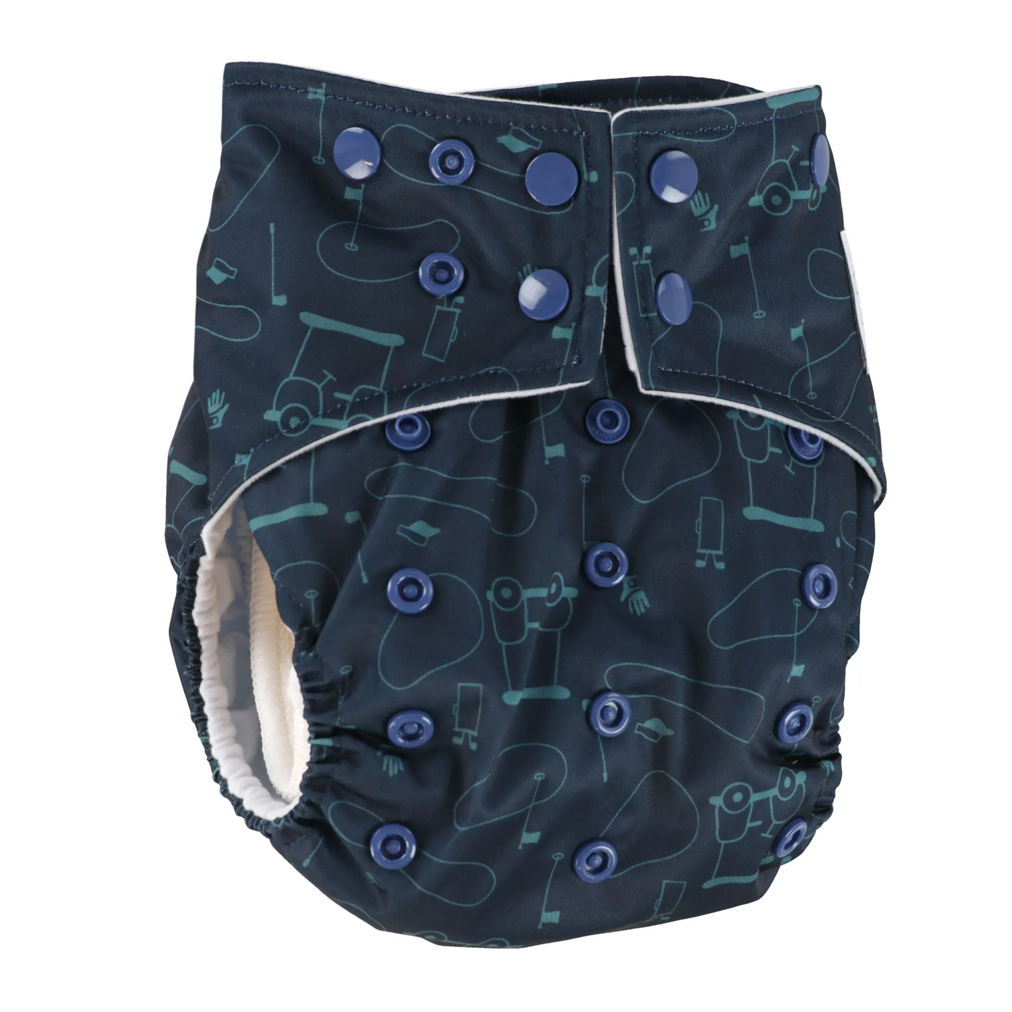 La Petite Ourse Couche Lavable Élastique Large 10-35lb - Golf