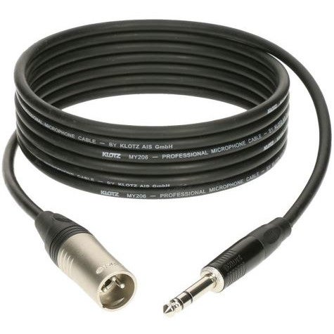 Klotz M1MS1K0300 microfoonkabel 3p XLR male - 6.35 mm jack 3 m