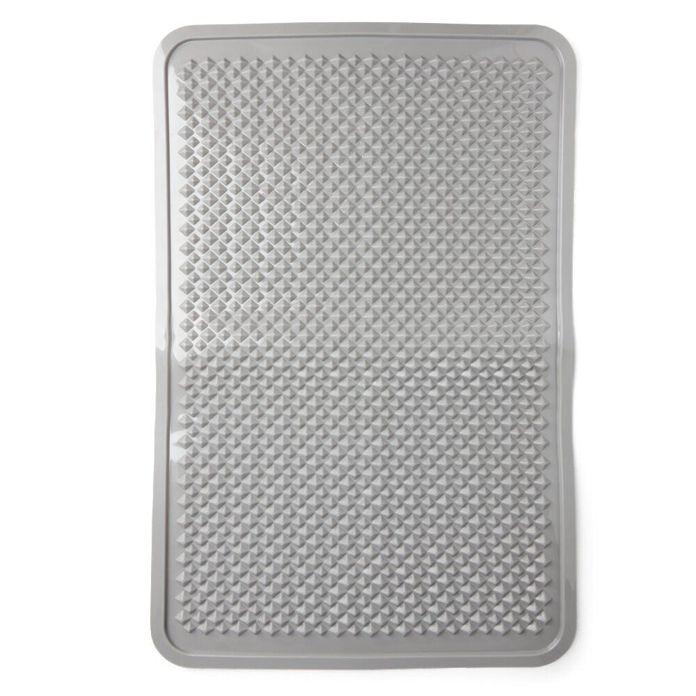 Tapis de litière 60x40cm PVC gris