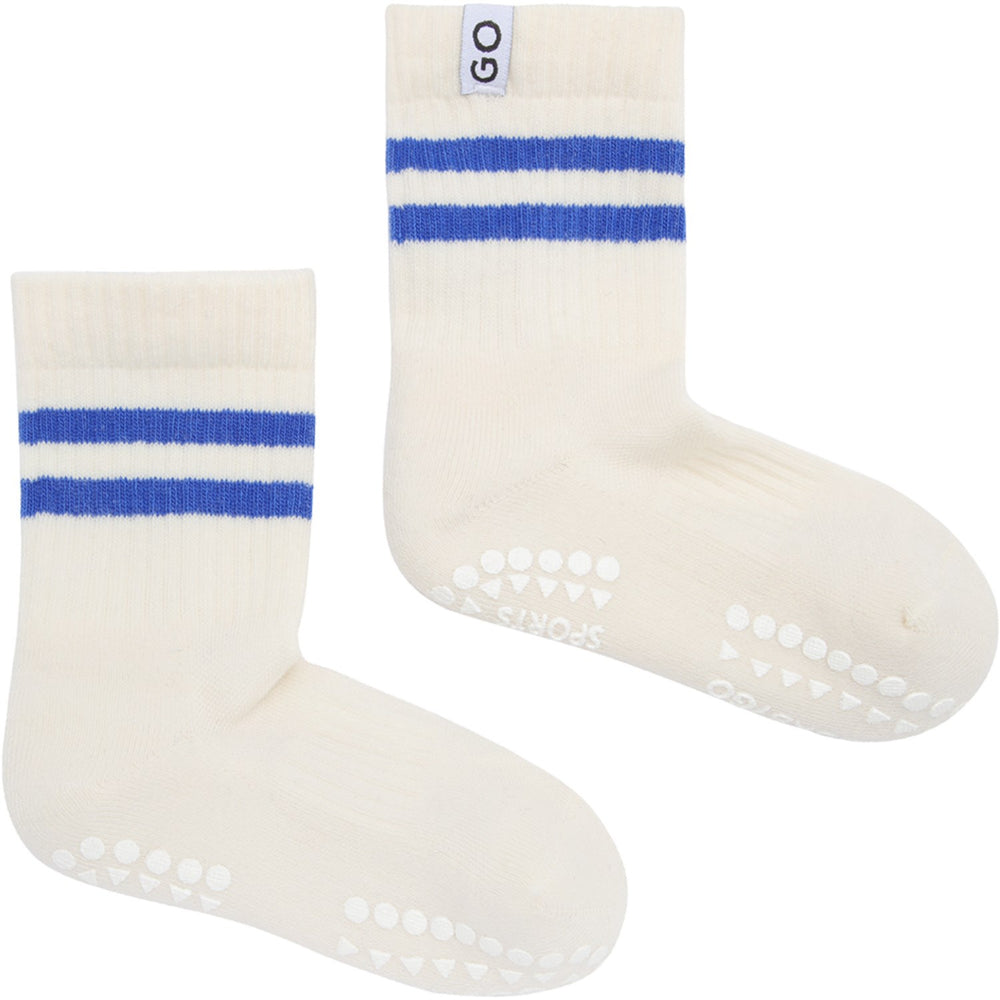 Køb Gobabygo Blue Non-Slip Sport Strømper