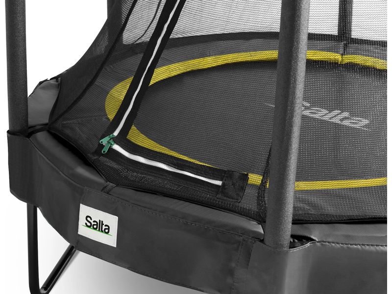 SALTA Trampolin Salta Komfort Edition 153 cm, Schwarz Trampolin im schlichten Design