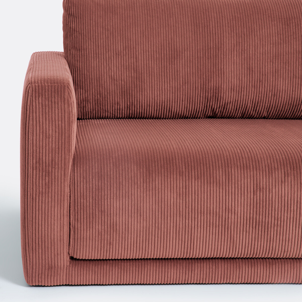 LA REDOUTE INTERIEURS<br>Sofá cama 2 lugares ribfluweel Hani