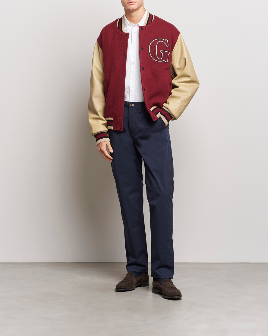 GANT Regular Fit Twill Chino Marine