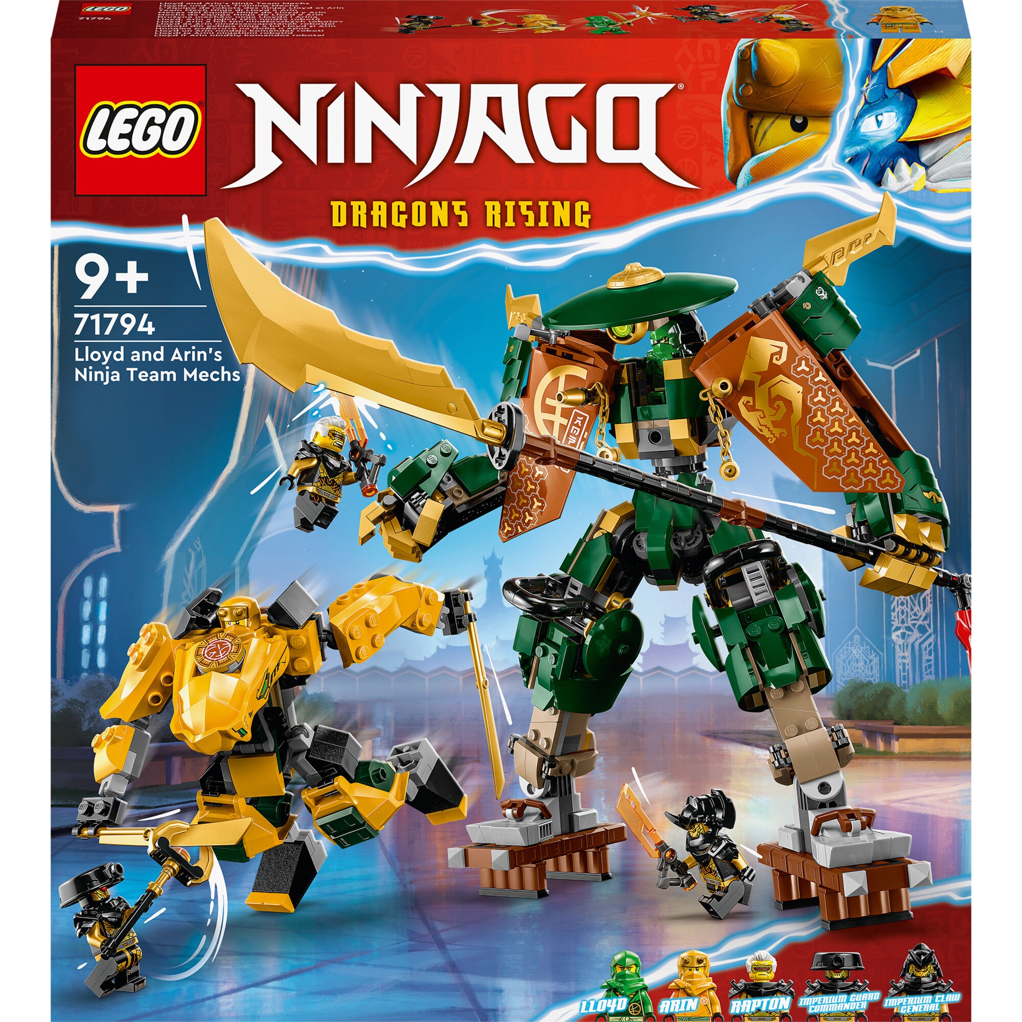 LEGO Konstruktionsspielzeug Ninjago Lloyds und Arins Training-Mechs