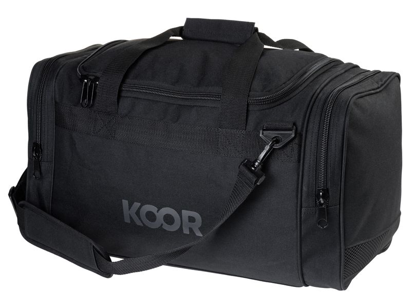 KOOR Sporttasche 35 l, Schwarz Tasche mit Schuhfach