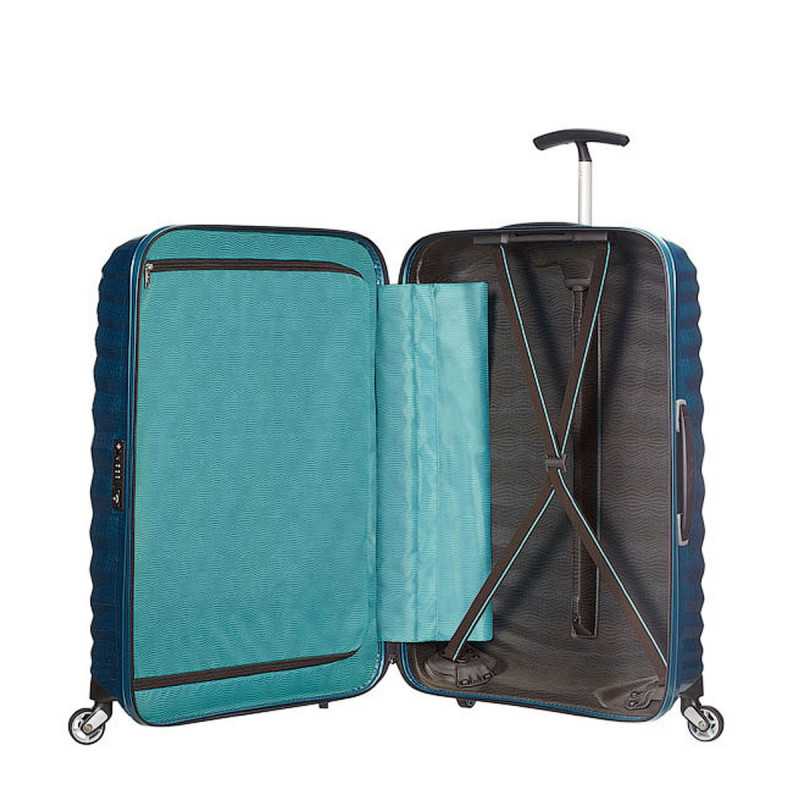 Valise rigide Lite-Shock 69 cm Bleu