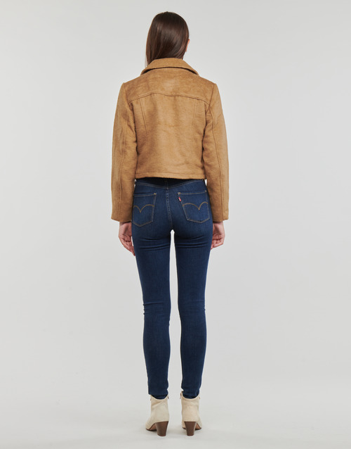 JDY - JDYTENNESSEE LEO BIKER JACKET OTW QIQ - Marron