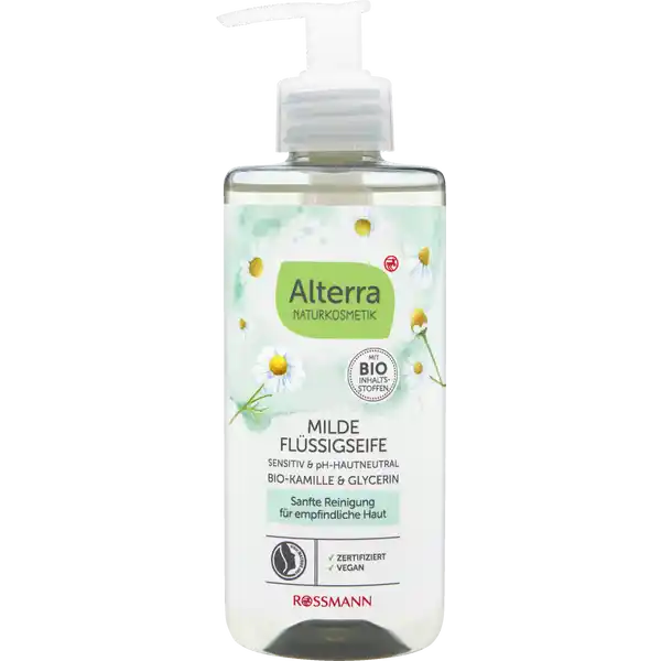 Milde Flüssigseife Bio-Kamille & Glycerin