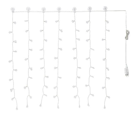 LED-Sterne-Lichtervorhang