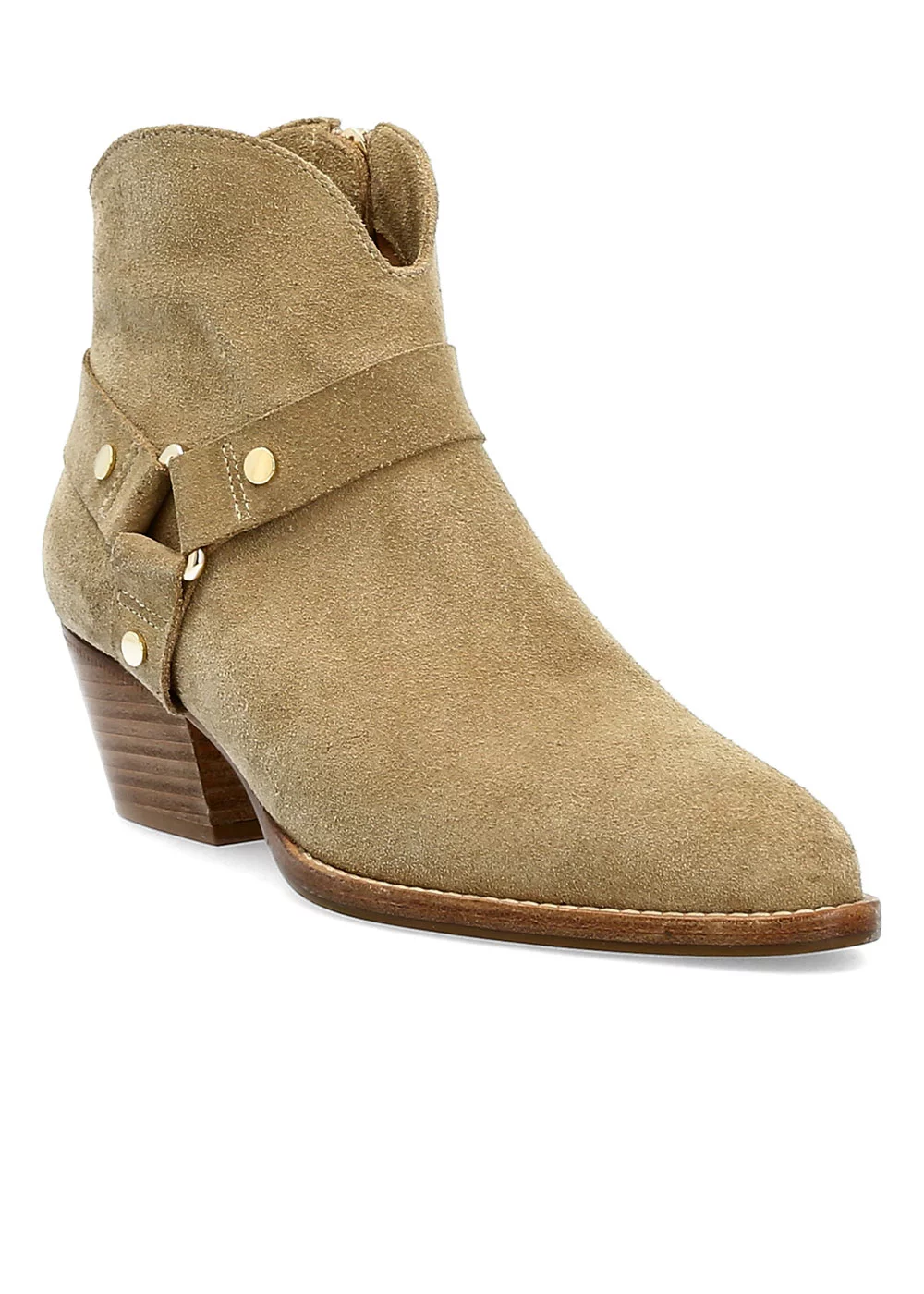 LOW BOOTS ADRIANE VELOURS BEIGE