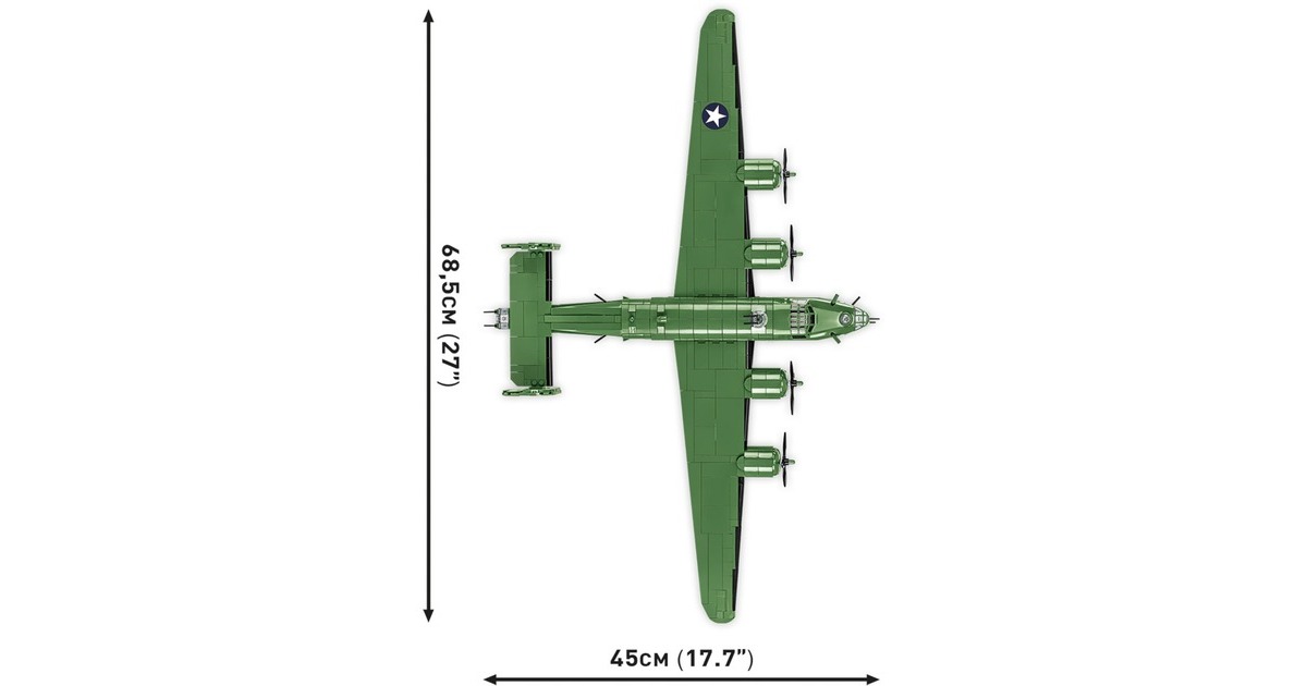 COBIHistorical Collection - Consolidated B-24 Liberator Constructiespeelgoed  (Schaal 1:48)
