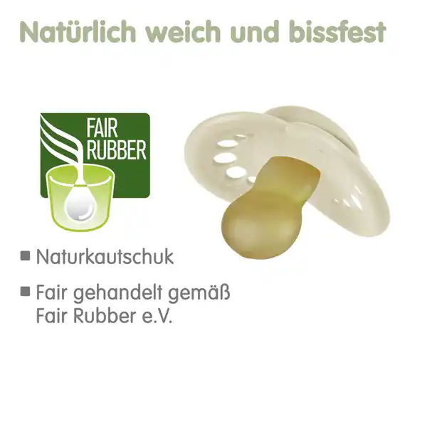 Schnuller Original Latex, 16+ Mon., Wolf / Hase