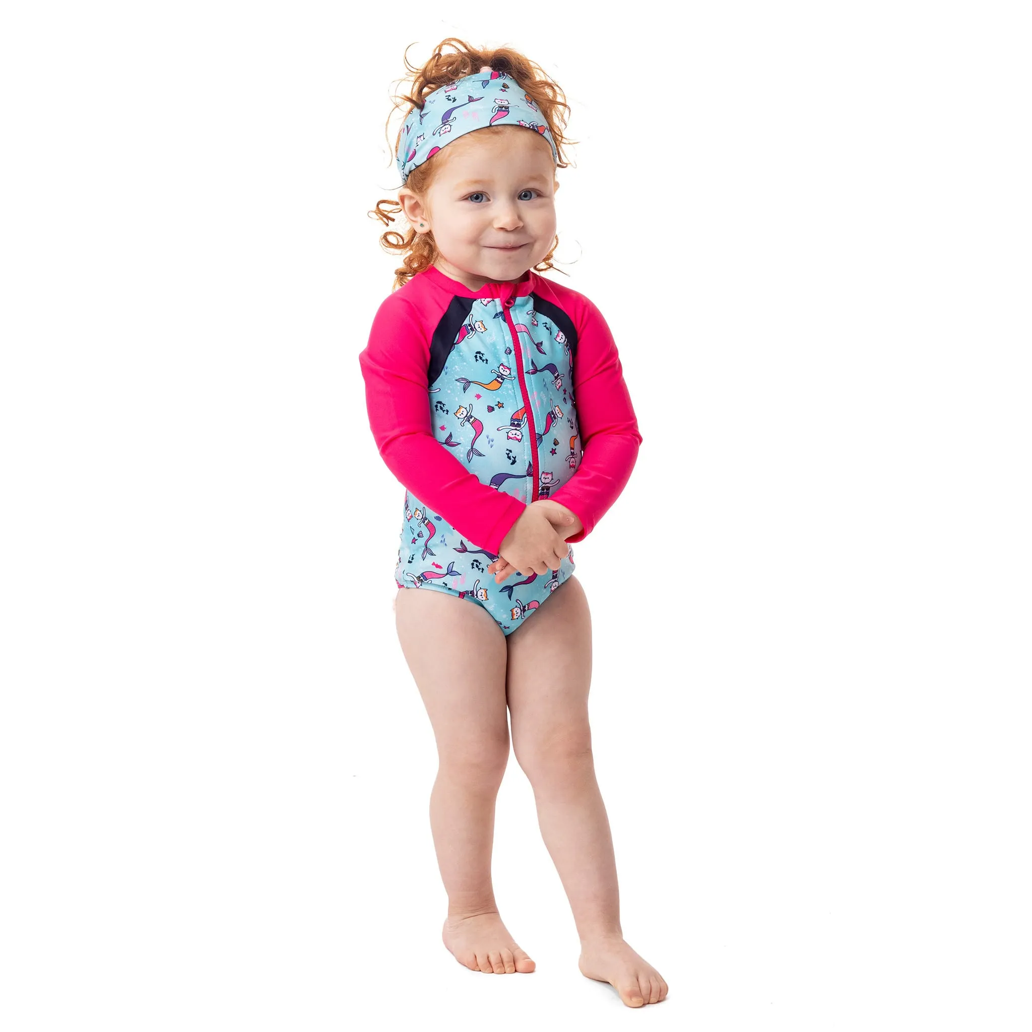 Nanö Maillot UV Manches Longues Chat-Sirène 12-24mois
