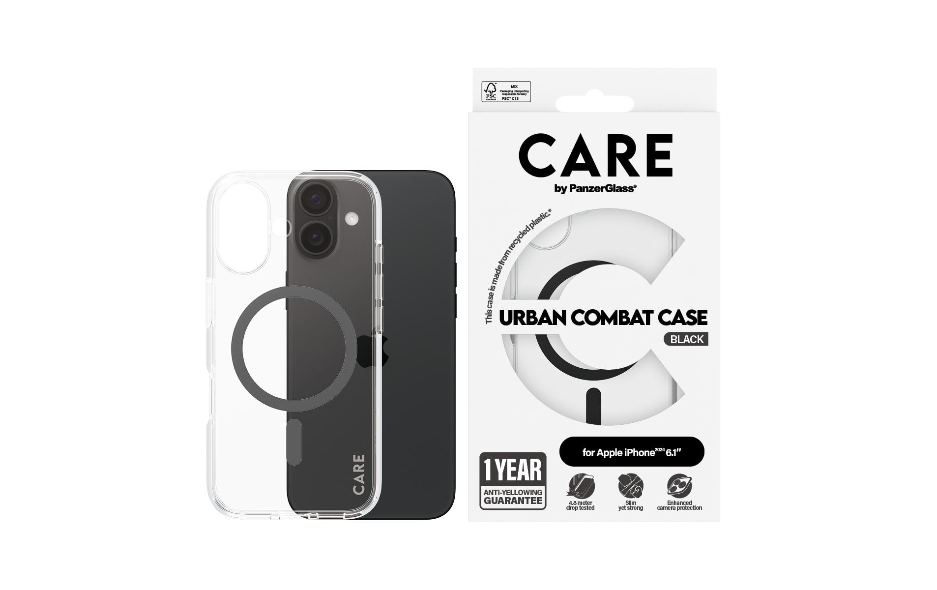 Back Cover Flagship iPhone 16 SchwarzSchutzhülle für das Apple iPhone 16