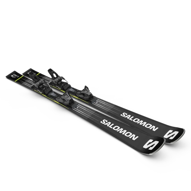 S/MAX 12 (and Z12)  Pisten-Ski-Set, Unisex Black/White/NeonYellow