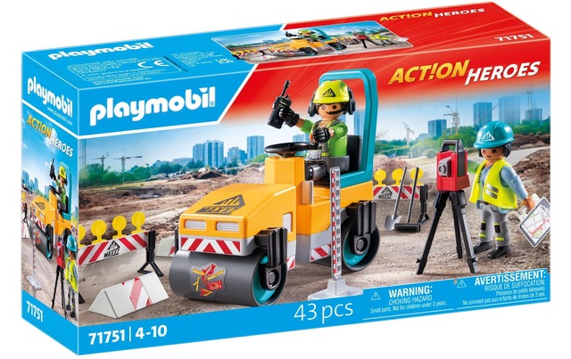 Playmobil® Spielbausteine »Action Heroes Strassenbaustelle 71751«