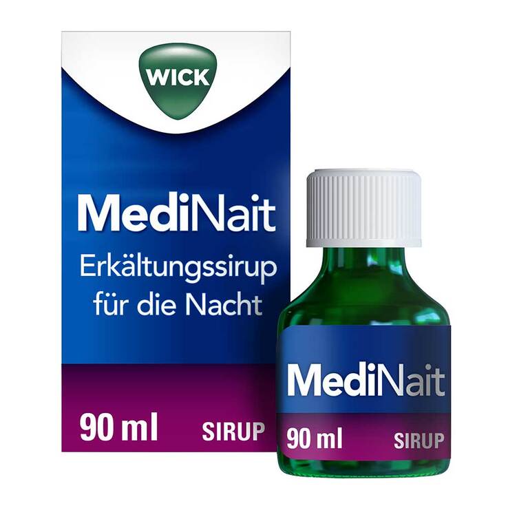 WICK MediNait Erkältungssirup für die Nacht, 90 ml