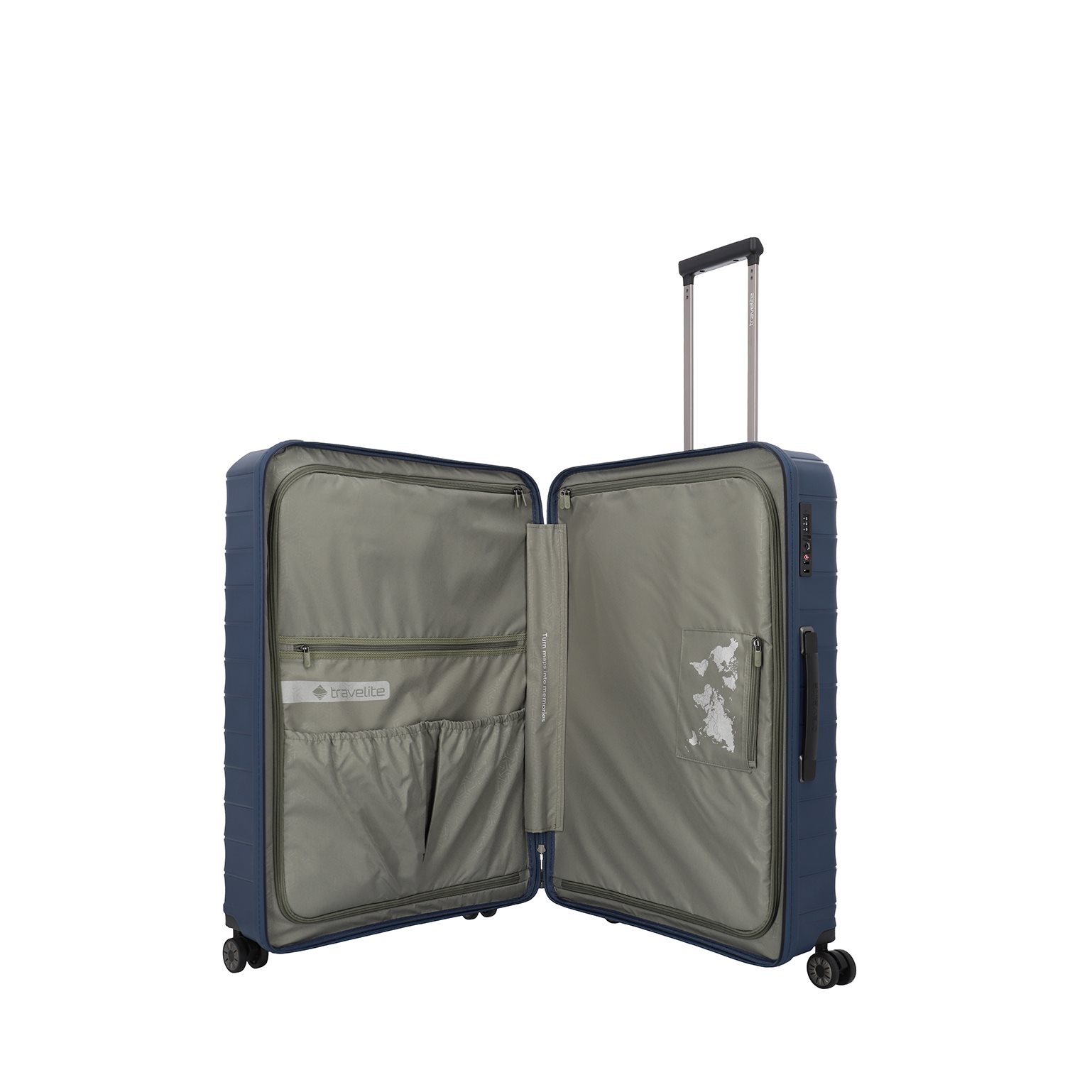 Travelite Mooby 4w Trolley L blue