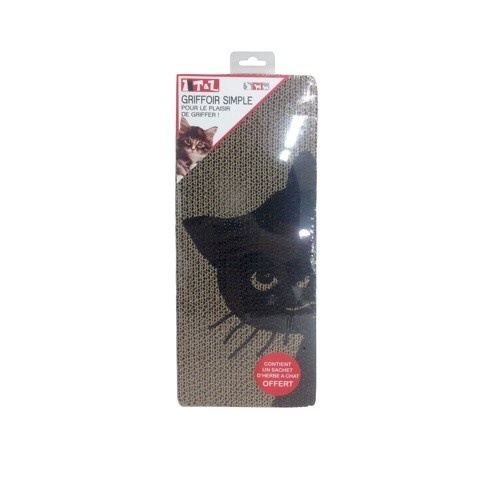 Tapete arranhador para gatos T&Z em papelão marrom