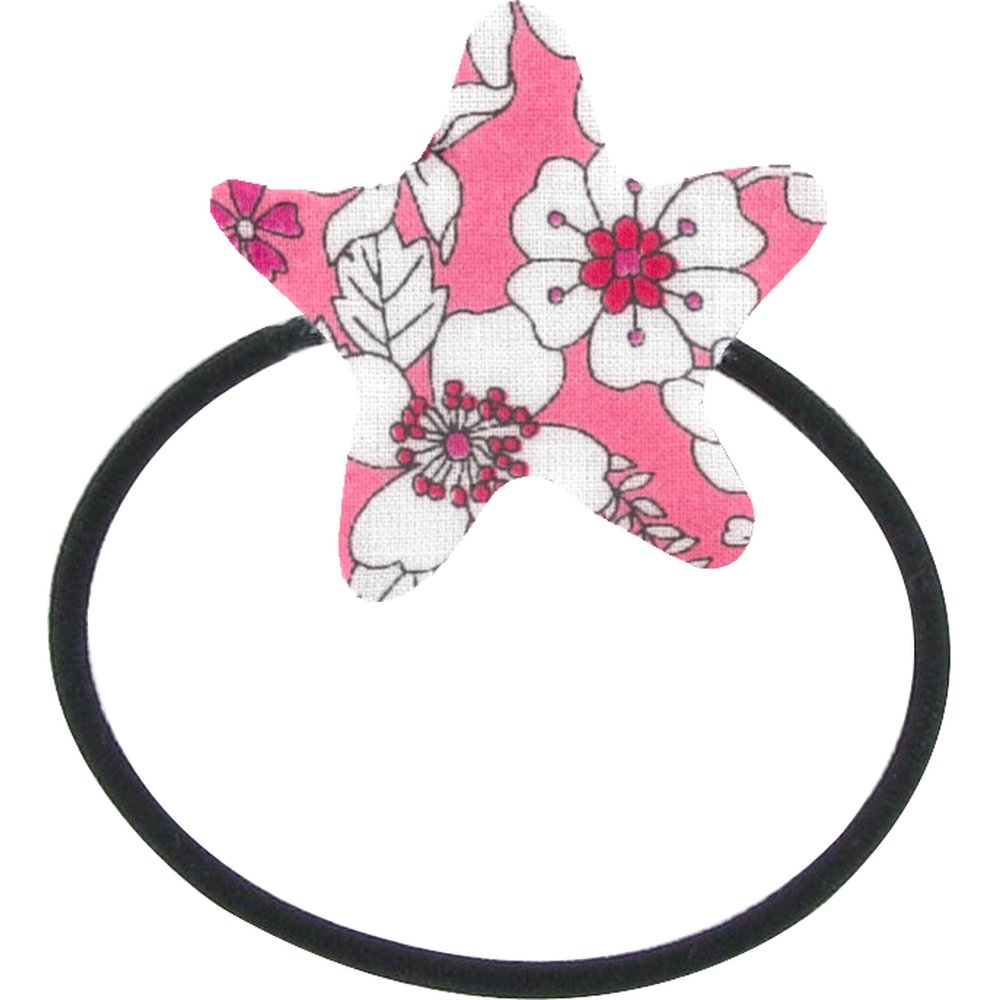 Elastique Cheveux Étoile Violette Rose