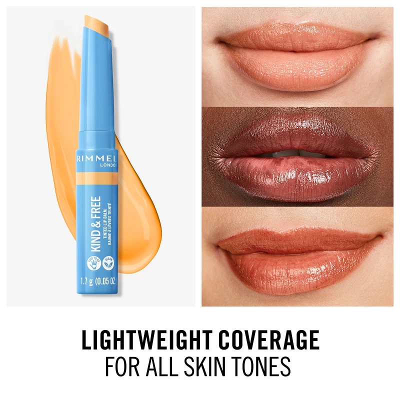 RIMMEL Kind & Free Lipbalm 1,7 gr. - 001 Air Storm