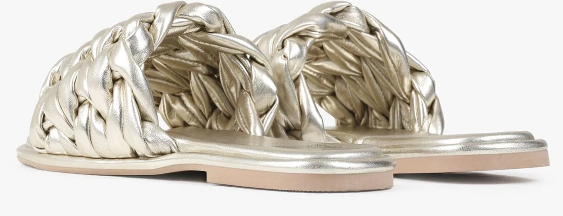 BRONX gouden bronx slippers delan-y 8520-m