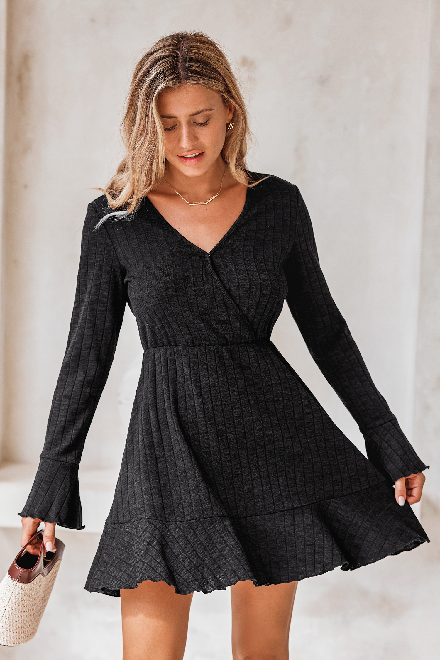 Robe mini noire
