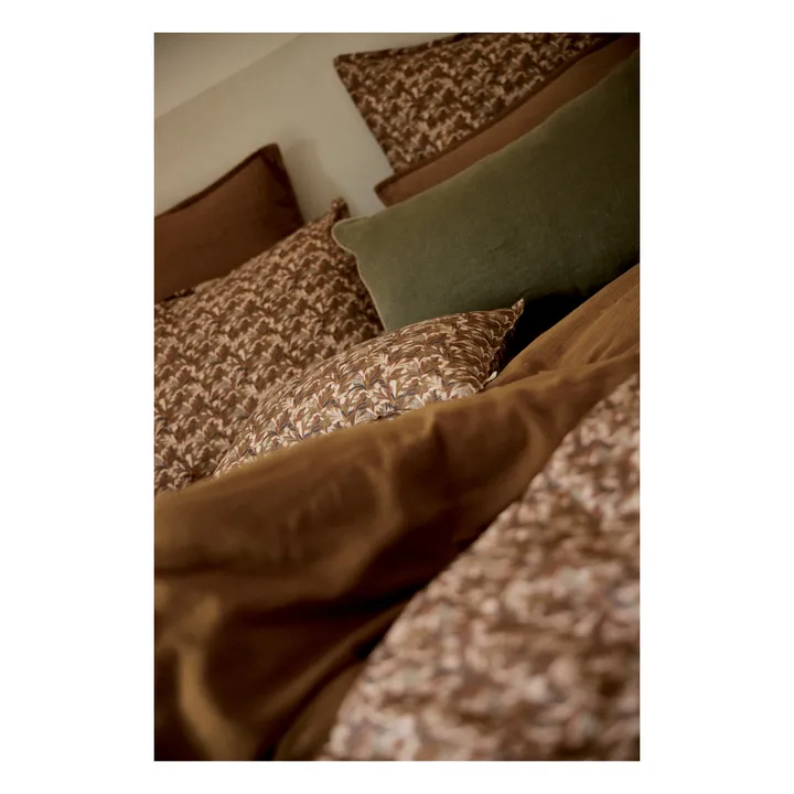 Gabrielle Paris Taies d'oreiller en percale imprimé - Set de 2 | Noisette