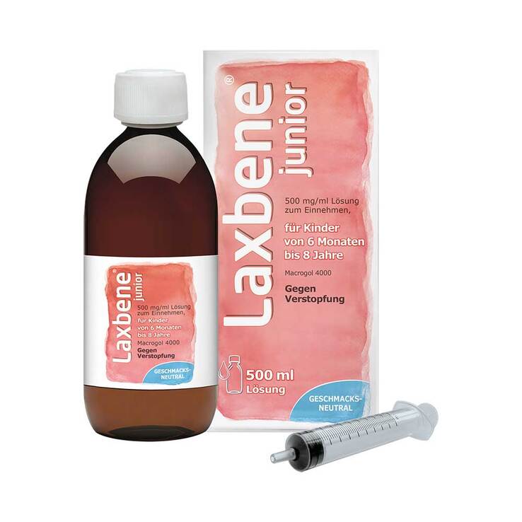 Laxbene® junior 500 mg Lösung für Kinder von 6 Monaten - 8 Jahre, 500 ml