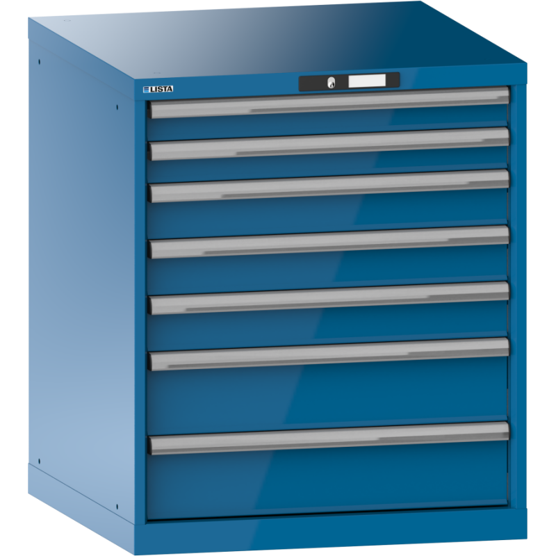 Armoire à tiroirs Lista 36 x 36E  H 85 x L 71,7 x P 72,5 cm 7 tiroirs Key Lock