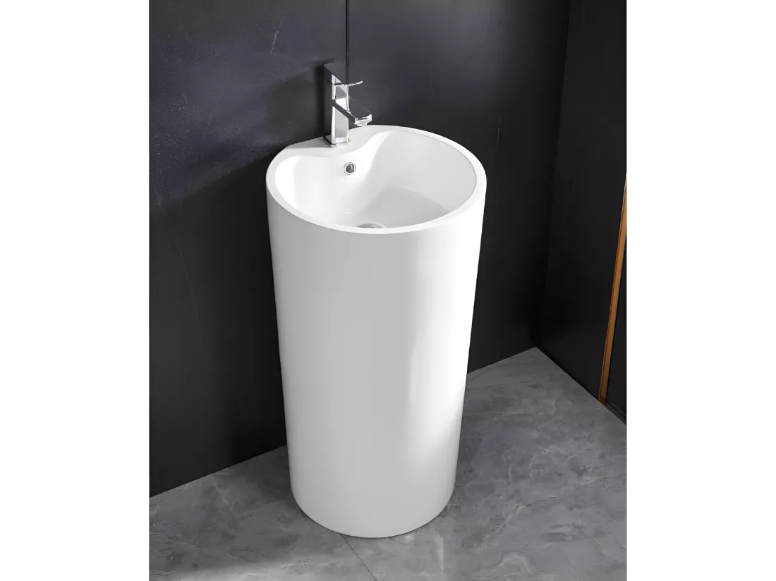 Vasque sur pied cylindrique TOTAM