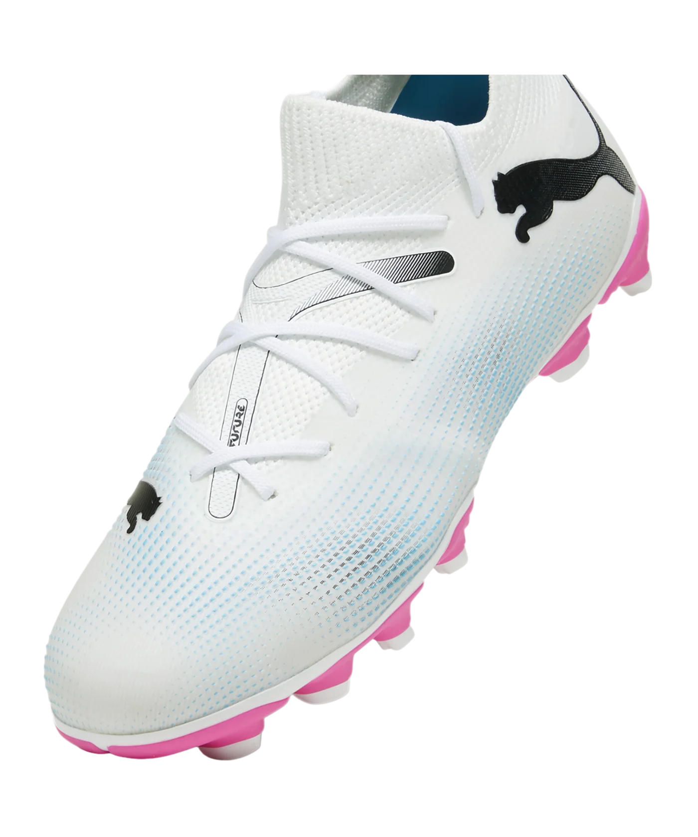 PUMA FUTURE 7 Match FG/AG Phenomenal Jr Kids Weiss Schwarz Pink F01