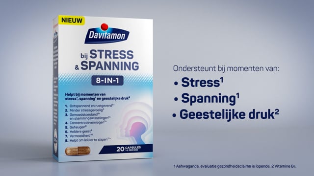 Davitamon Stress & Spanning 8-in-1 Capsules 20CP