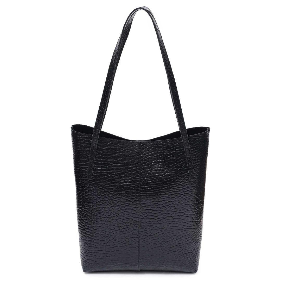 Nunoo Small Fleur | leren Shopper