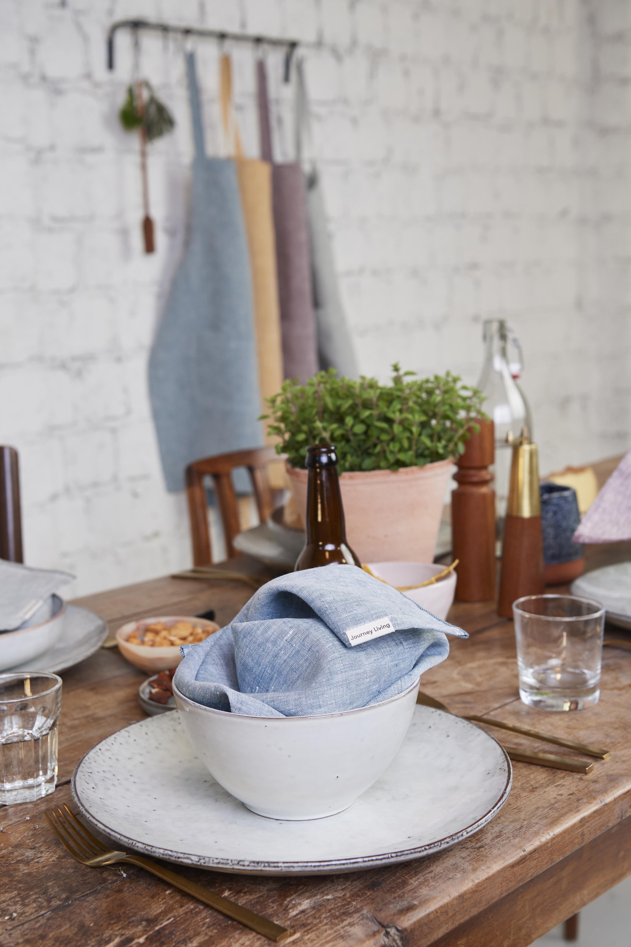 Journey Living Stoffserviette »Journey Living ELISE Chambray«