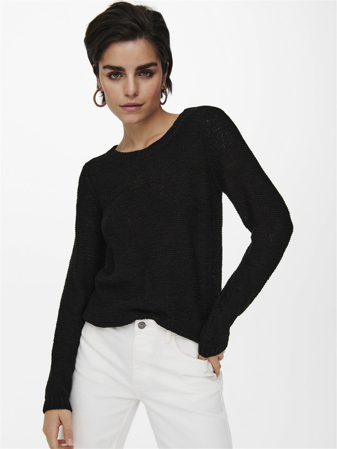 ONLGEENA Strickpullover Black