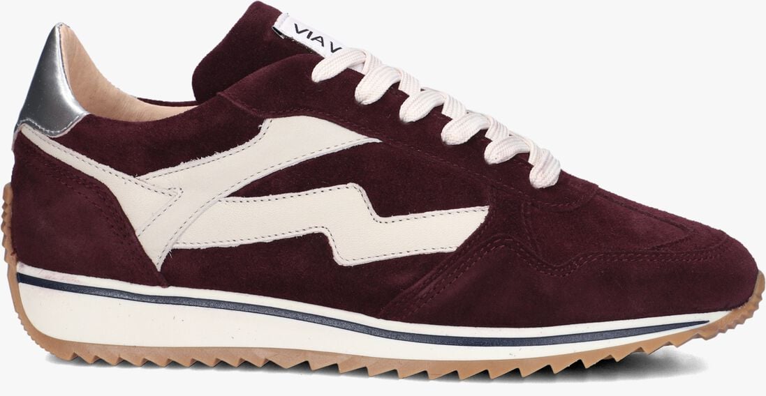 bordeaux via vai lage sneakers mikki alex