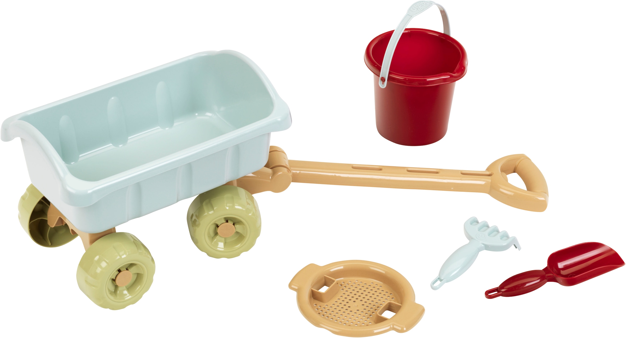 Klein Bollerwagen »Little Foot, Spiel-Bollerwagen mit Eimerset, aus Recyclingkunststoff« Made in Germany