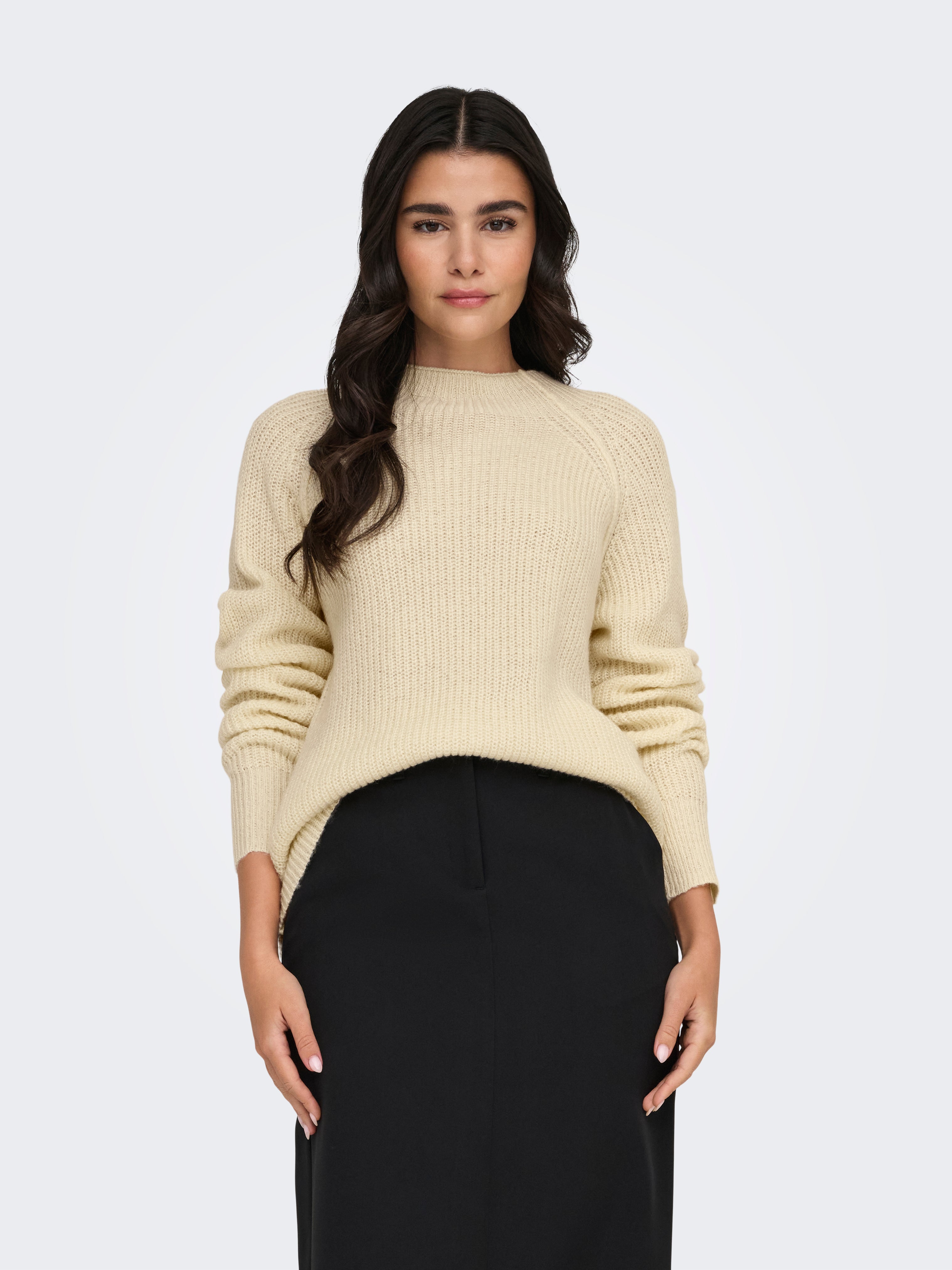 JDYMANDY Strickpullover Eggnog