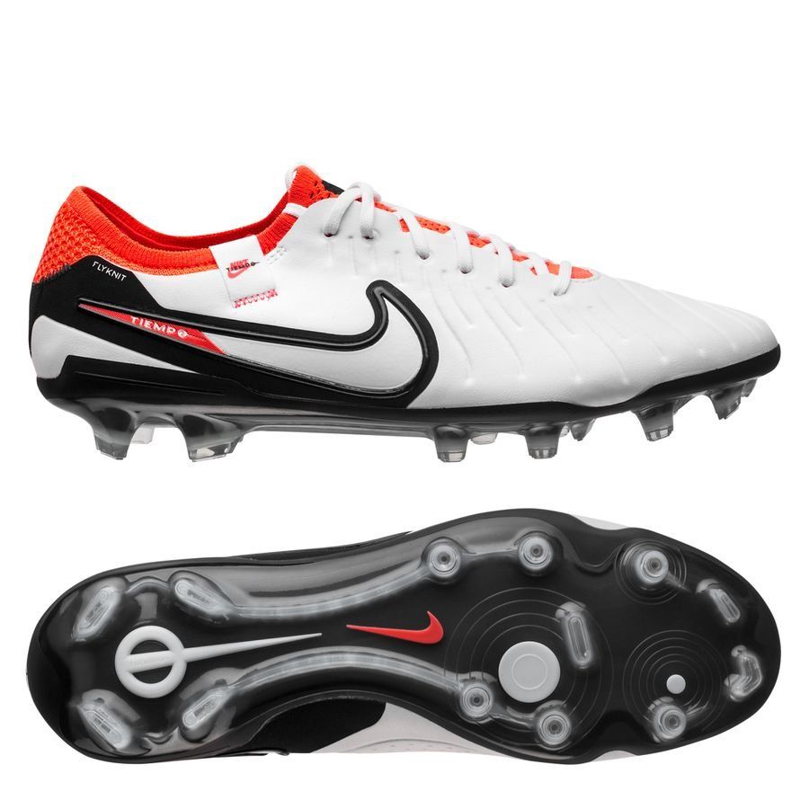 Nike Tiempo Legend 10 Elite FG Ready - Blanc/Noir/Rouge