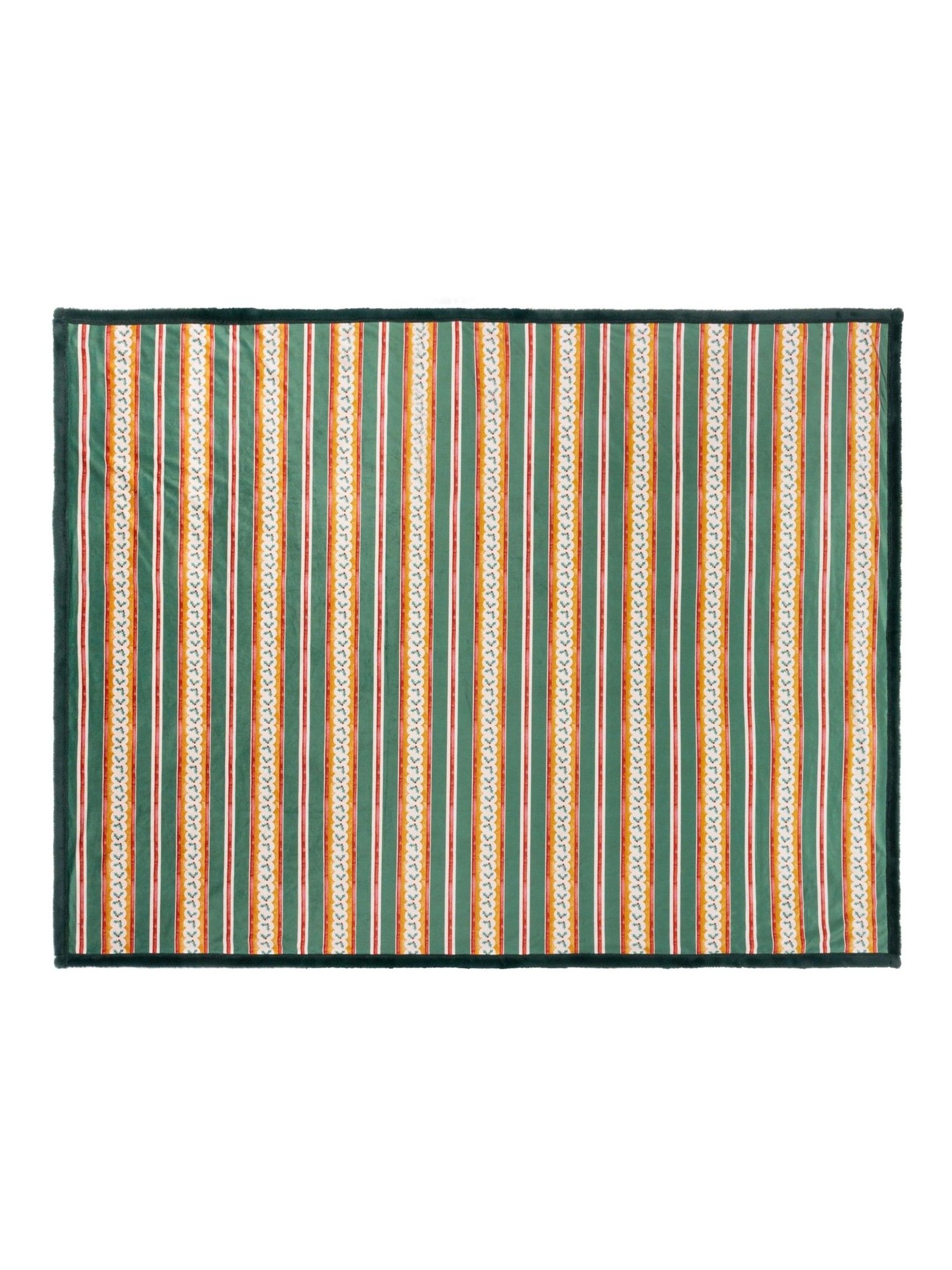 Furn Christmas All Wrapped Up Faux Fur Throw