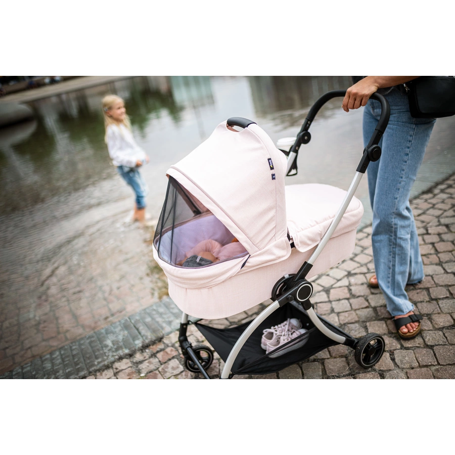hauck Kinderwagenaufsatz Colibri Melange Rose