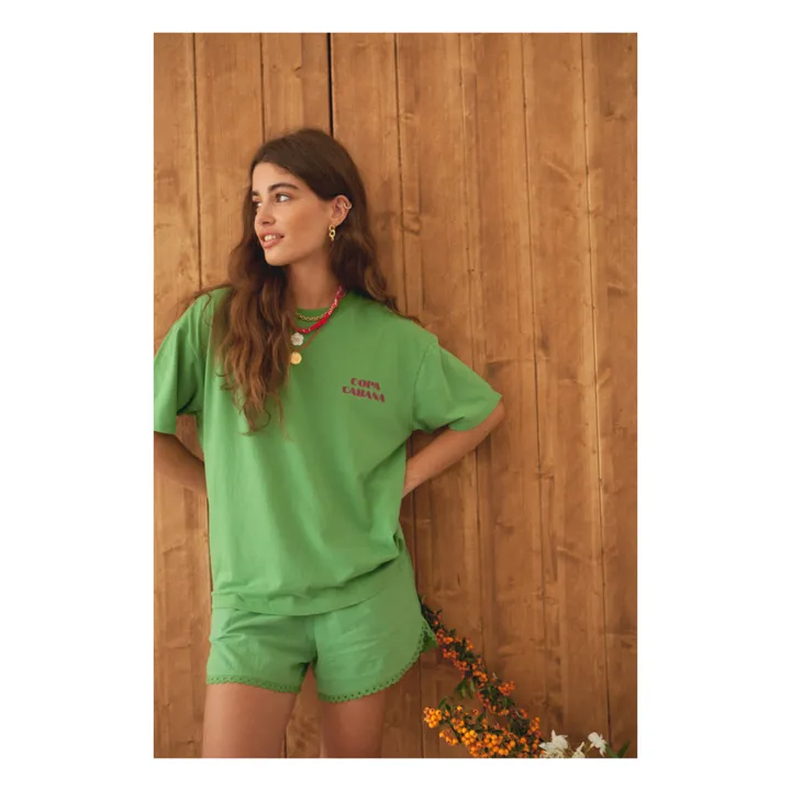 Marlot Paris T-Shirt Coton Bio Jil - Collection Femme | Vert