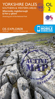 Yorkshire Dales South & Western - OS Explorer Active Map OL02 (Sheet map, folded)