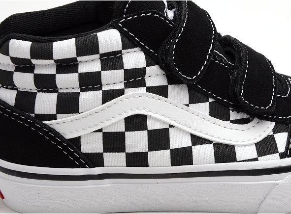 Vans boots bottine enfant ward checker s c yt noir