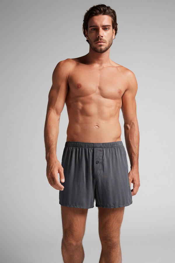 Cuecas boxer em tecido modal